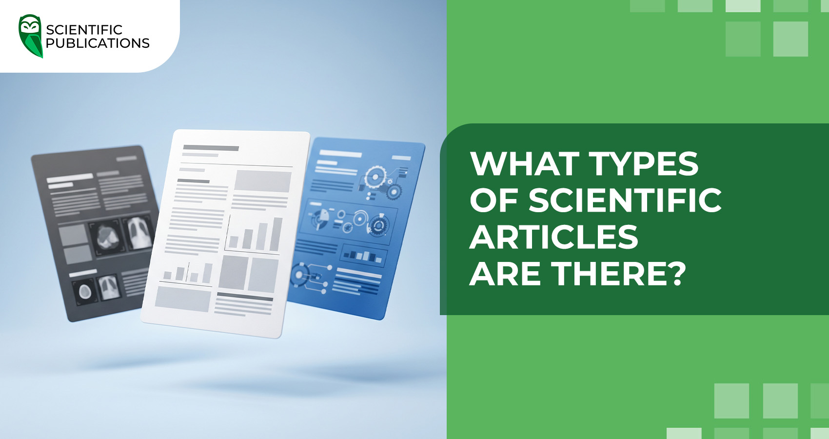 What types of scientific articles are there?